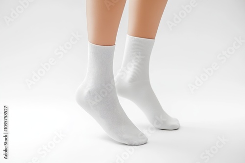 Trendy High Socks Mockup for Fashion and Apparel Marketing