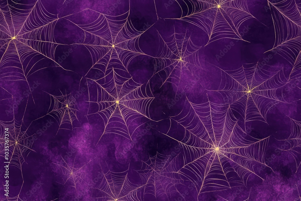 Abstract Spider Webs. AI generated illustration. Abstract Spider Webs. AI generated illustration.