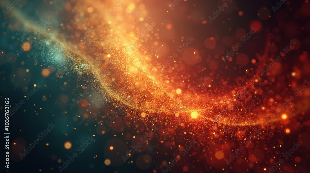 Vibrant Holiday and Abstract Bokeh Background for Festive Designs, Wallpapers, and Celebratory Visuals