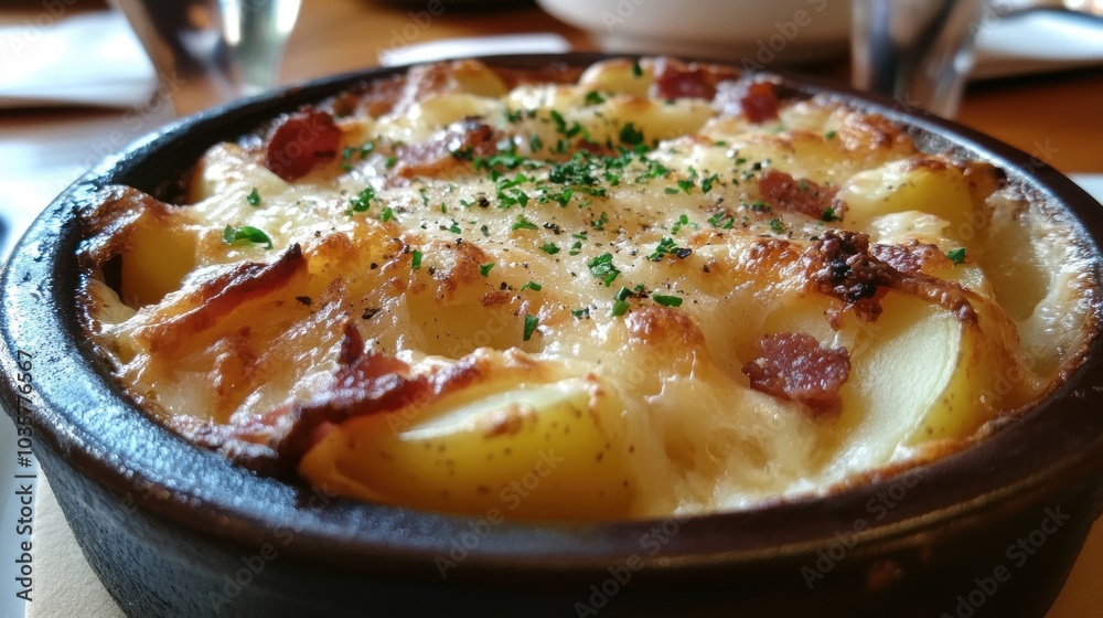 Potato Gratin Dish. Potato Gratin Dish.