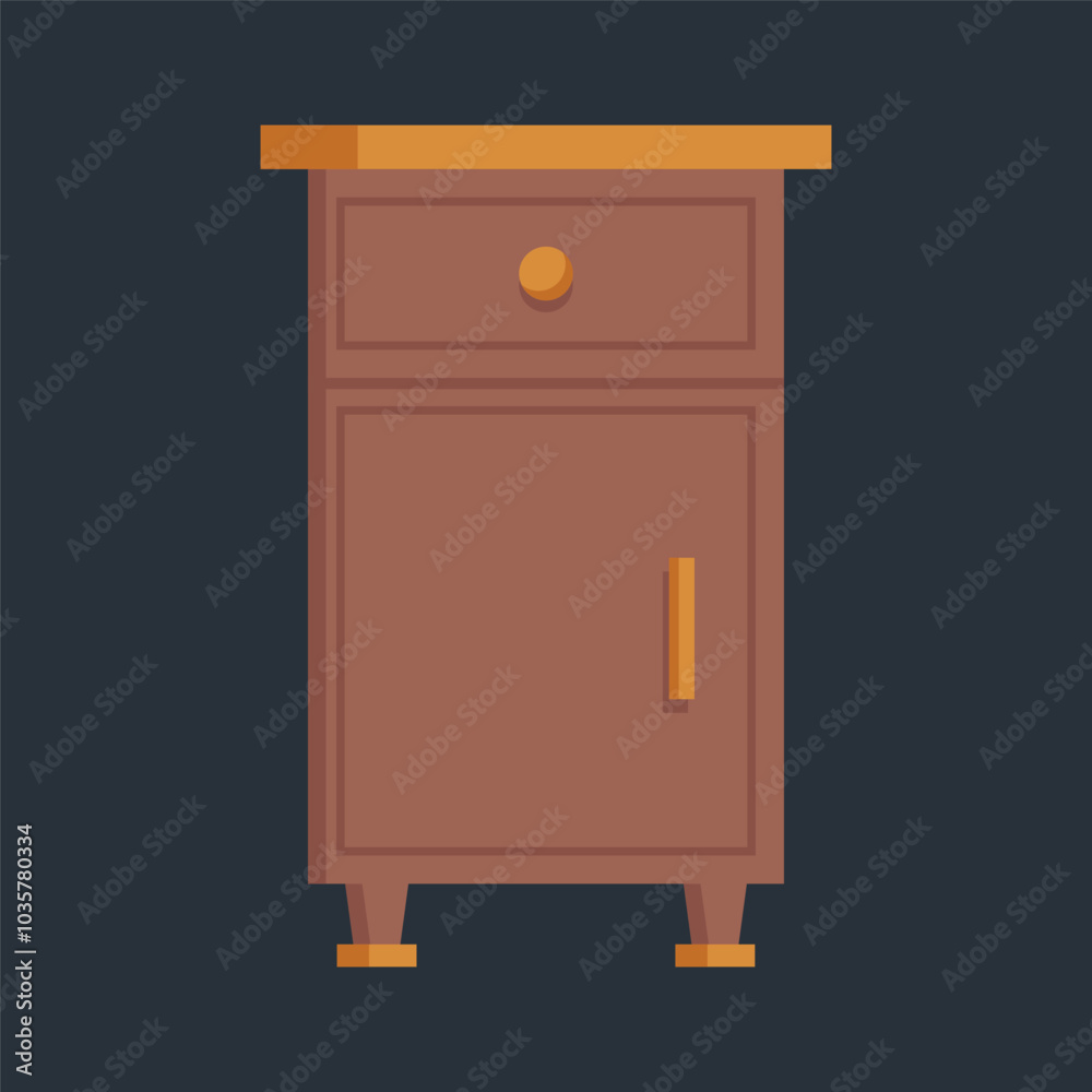 wooden shelf in flat vector design. wooden shelf in flat vector design.