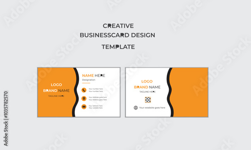 classic minimal business card design and visiting design layout.