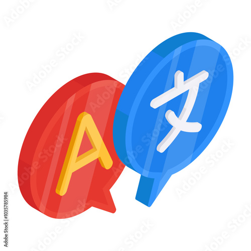 Perfect design icon of language translator 

