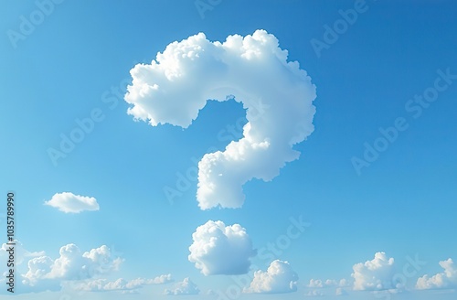 Unique question mark shaped cloud in the sky , sky, cloud, question mark, shape, unique, curiosity, nature, weather