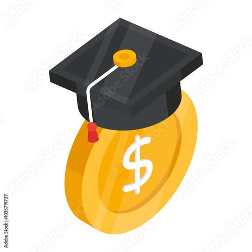 An icon design of education Investment 

