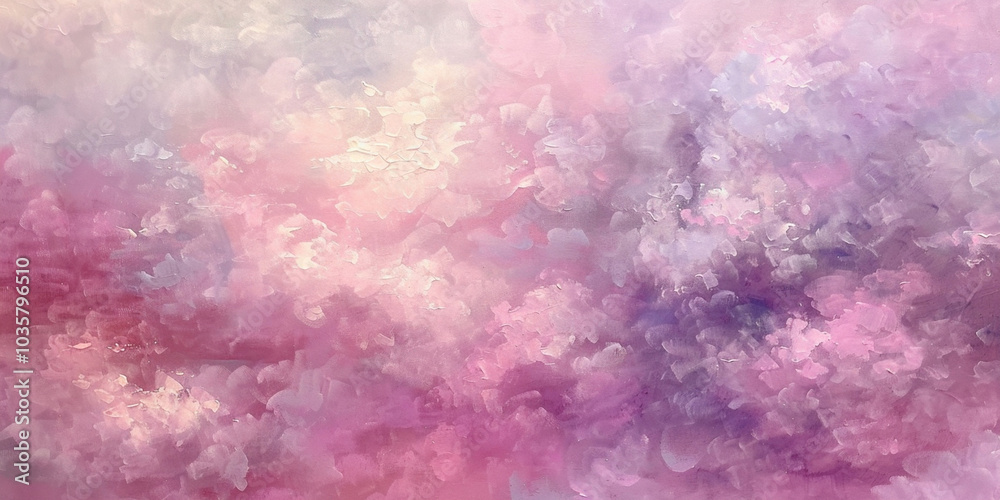 Obraz premium Watercolor sugar cotton clouds background 