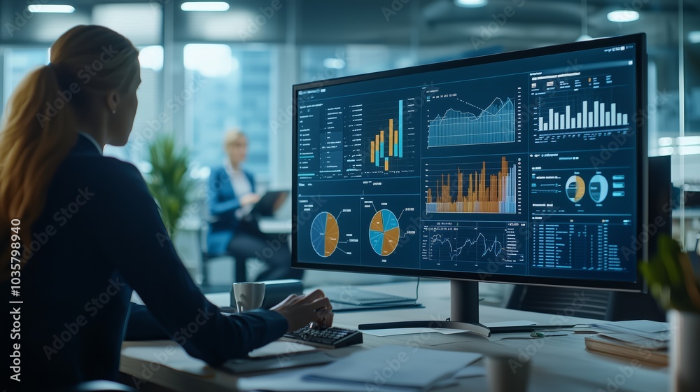 Financial Data Analysis on High Resolution Display Financial Data Analysis on High Resolution Display