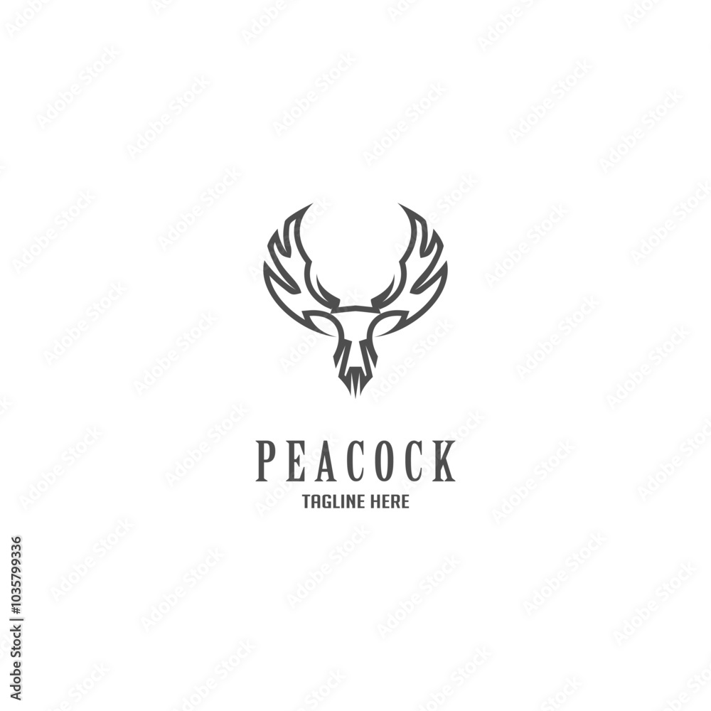 line animal logo design vector line animal logo design vector