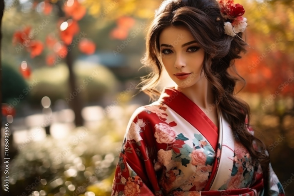 Portrait of a geisha adorned in traditional attire,ai generated Portrait of a geisha adorned in traditional attire,ai generated