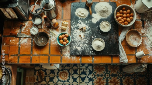 Warm Kitchen Preparing Pan de Muerto for Día de los Muertos Festivities