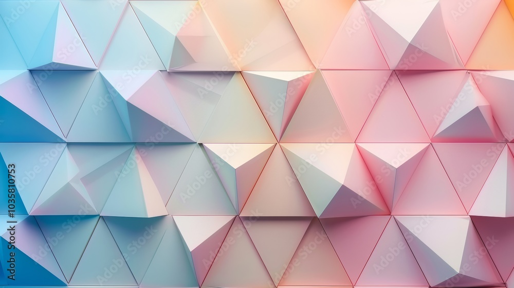 3D Polygon Abstract Polygonal Geometric Triangle Background 3D Polygon Abstract Polygonal Geometric Triangle Background