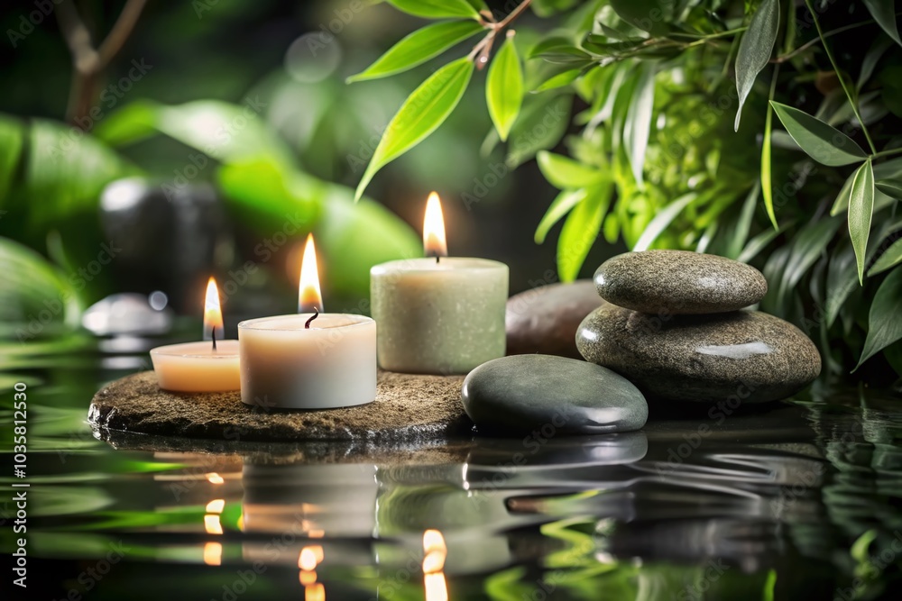 Serene Harmony: Tranquil Product Photography Embracing Peace and Contentment in Nature
