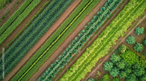 Climate-smart agriculture practices designed to increase agricultural productivity while reducing greenhouse gas emissions and enhancing resilience to climate change photo