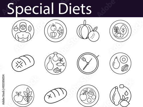 Special Diets: Food Icons for Healthy Eating