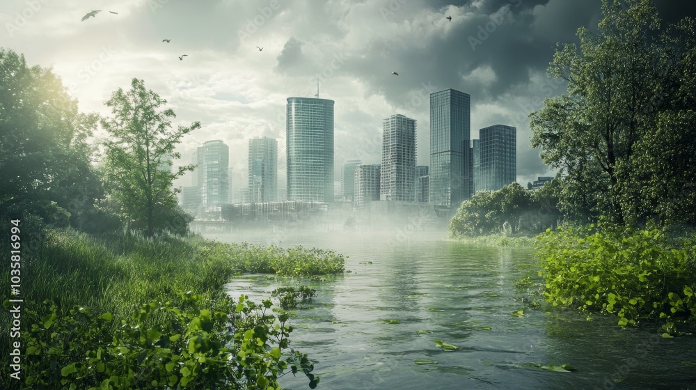 Climate resilience in urban planning, integrating green infrastructure ...