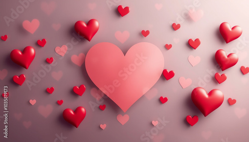 Heart Background Design – Romantic and Playful Visuals for Love-Themed Projects