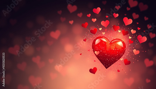 Heart Background Design – Romantic and Playful Visuals for Love-Themed Projects