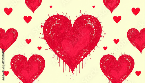 Heart Background Design – Romantic and Playful Visuals for Love-Themed Projects