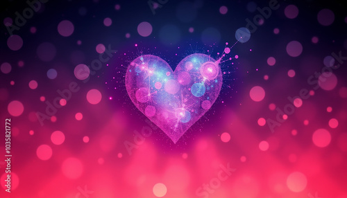 Heart Background Design – Romantic and Playful Visuals for Love-Themed Projects