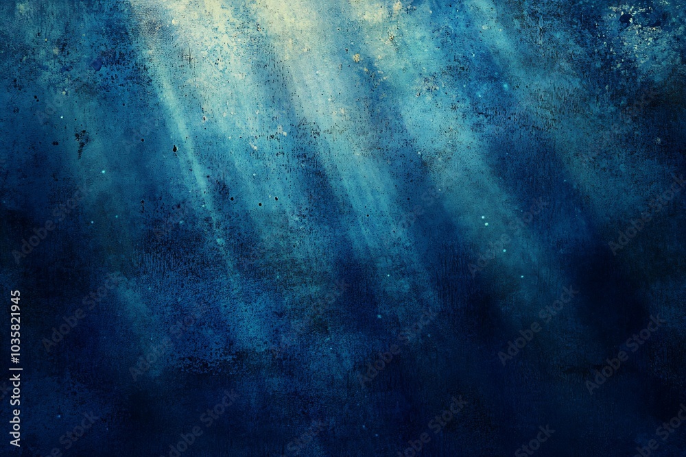 Fototapeta premium Abstruct blue backgraund with rays