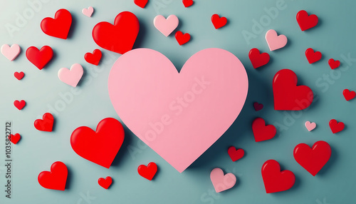 Heart Background Design – Romantic and Playful Visuals for Love-Themed Projects