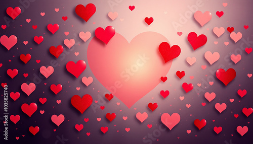 Heart Background Design – Romantic and Playful Visuals for Love-Themed Projects