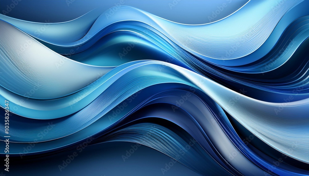 Blue abstract background of dynamic flowing waves
Blue abstract background of dynamic flowing waves