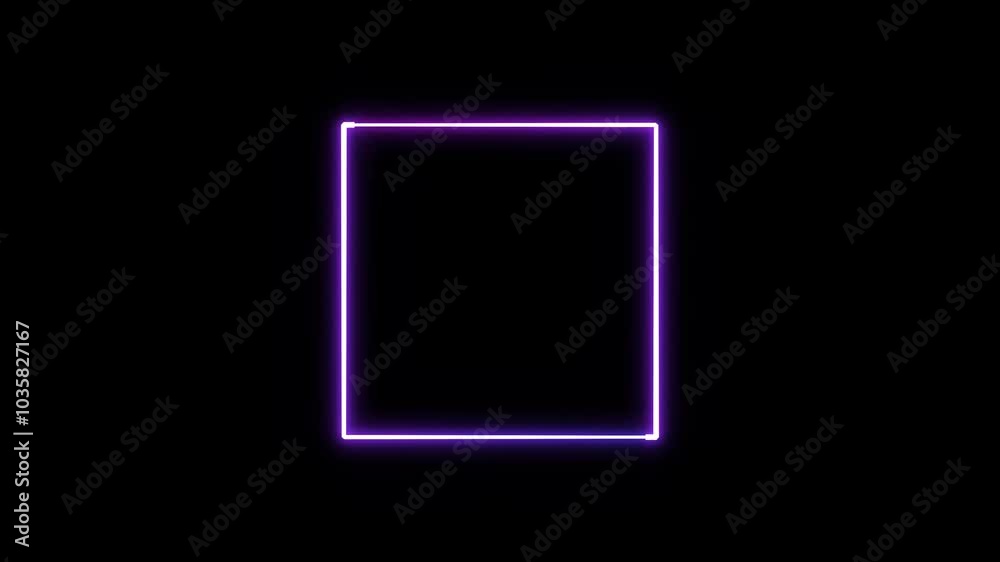 glowing neon light and loading square frame background glowing neon light and loading square frame background