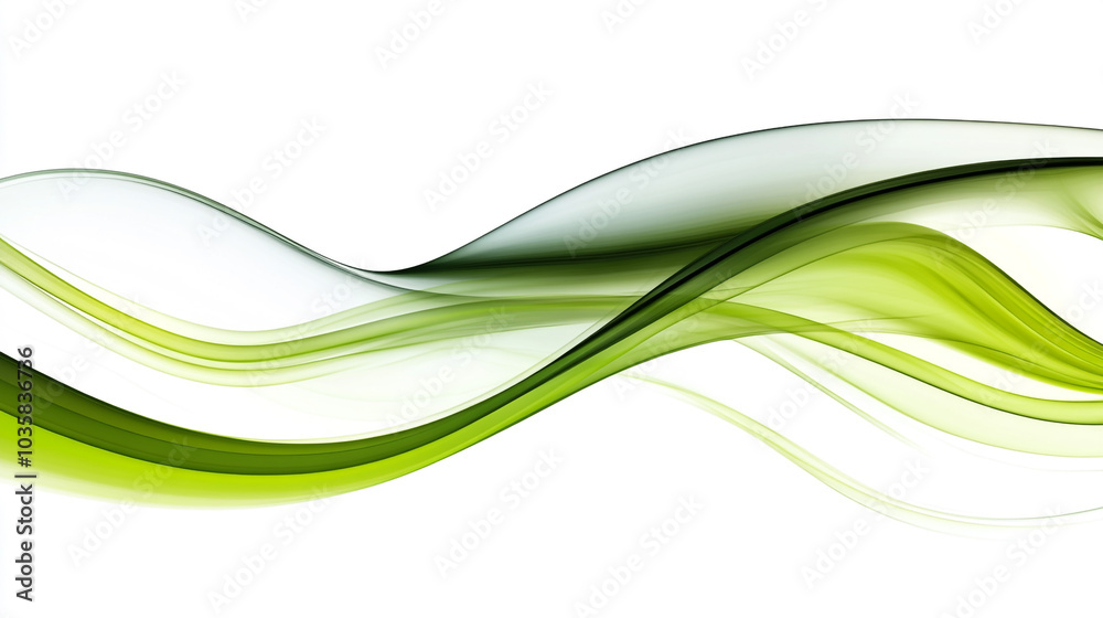 Abstract Green Wave Pattern Design for Website Banner or Presentation Abstract Green Wave Pattern Design for Website Banner or Presentation