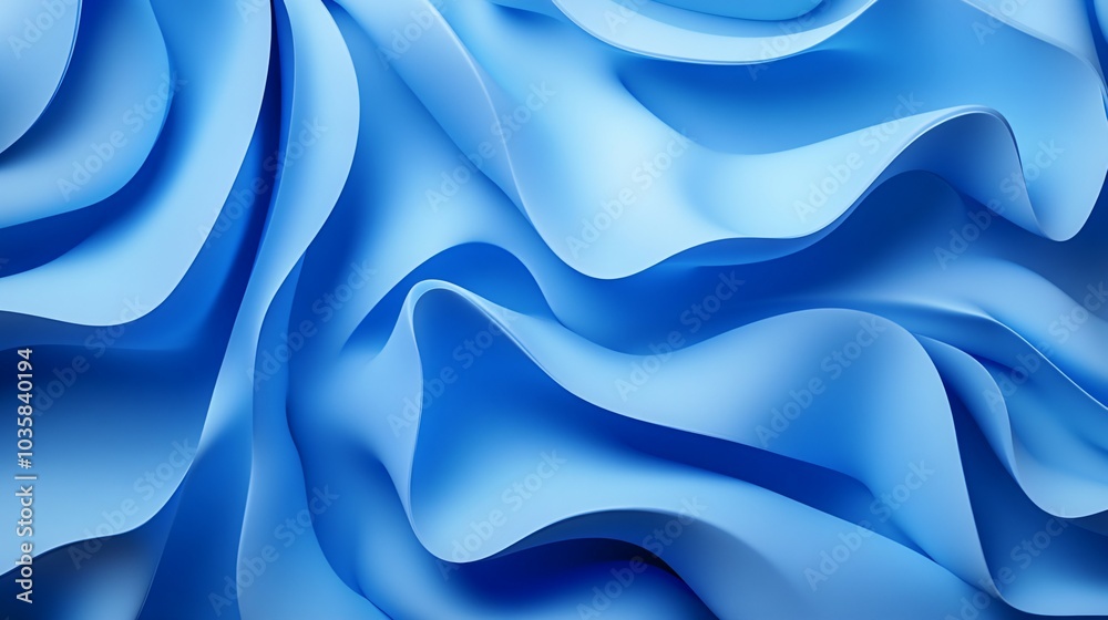 Blue abstract wavy background Blue abstract wavy background