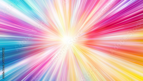 abstract background with rainbow