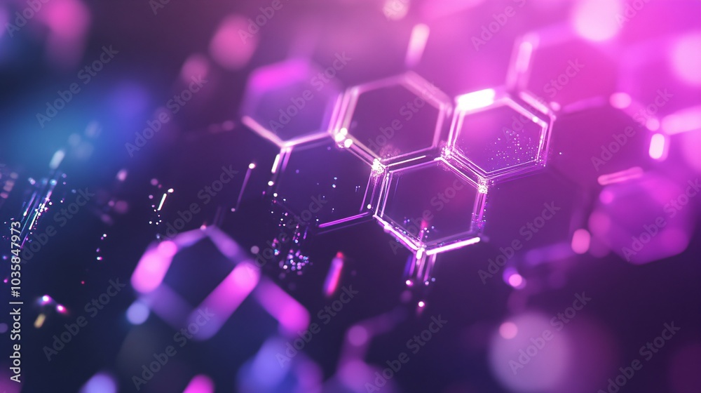 Digital hexagon abstract background Digital hexagon abstract background