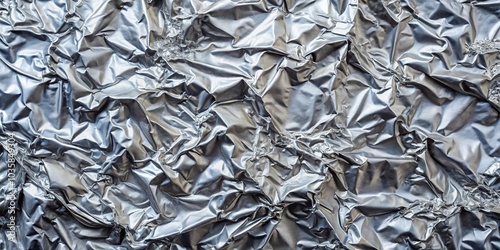 luxurious silver aluminum paper texture