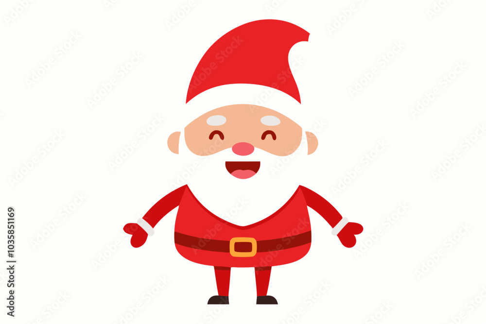 Santa Claus big Christmas and New Year set. Set of funny cartoon Santa with different emotions and situations. Vector illustration isolated. Santa Claus big Christmas and New Year set. Set of funny cartoon Santa with different emotions and situations. Vector illustration isolated.