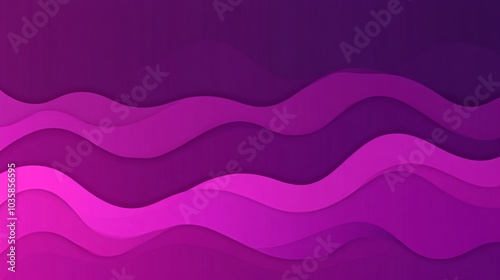 Abstract purple gradient wavy background.