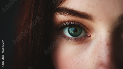 blue eye close-up 