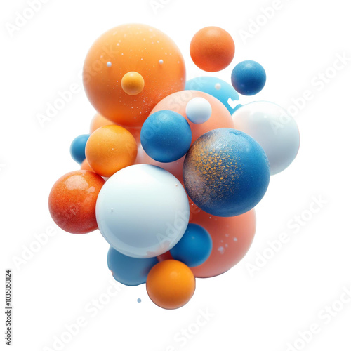 An abstract digital art piece with an expansive ai genareted png transparent background,