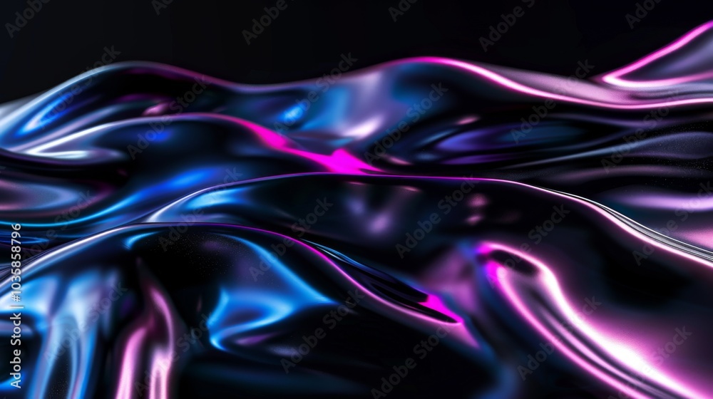 3d crystal glass plate set with rainbow, holographic effect on dark background. 3d crystal glass plate set with rainbow, holographic effect on dark background.