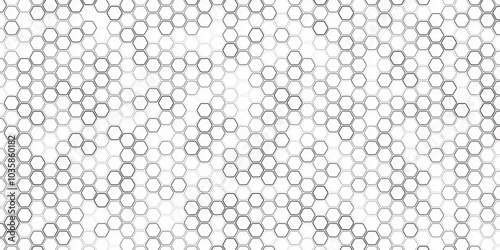 Texture bee comb grid. Flat vector illustration isolated on white background. Honeycomb pattern with hexagon mesh. 