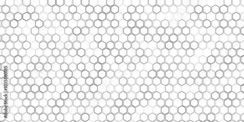 Texture bee comb grid. Flat vector illustration isolated on white background. Honeycomb pattern with hexagon mesh. 
