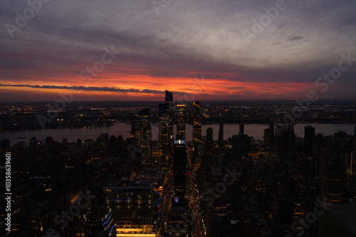 Manhattan sunset