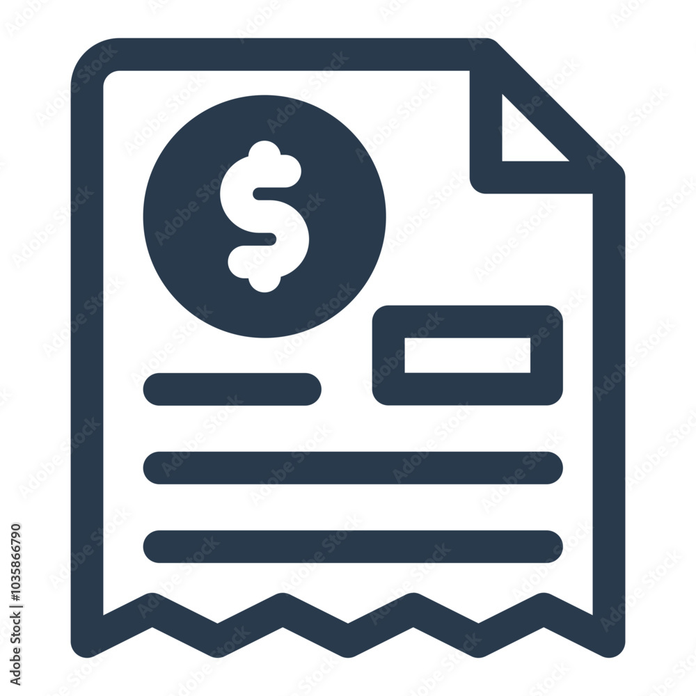 Black Friday Receipt with Total Amount Black Friday Receipt with Total Amount