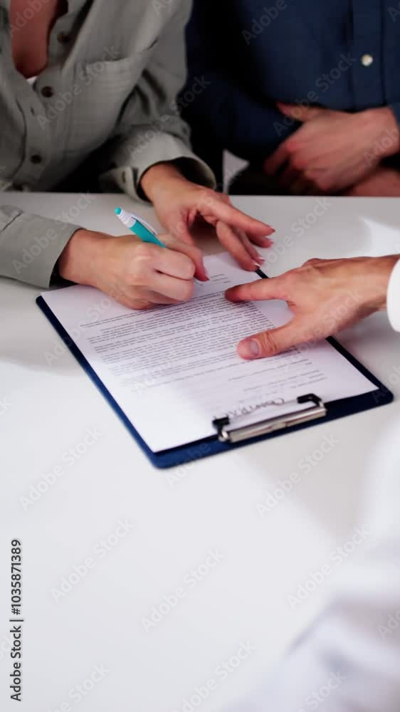 Client Couple Meeting With Insurance Agent Client Couple Meeting With Insurance Agent