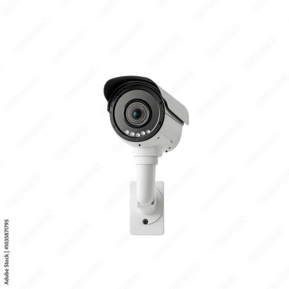 Security camera, white isolate background Security camera, white isolate background