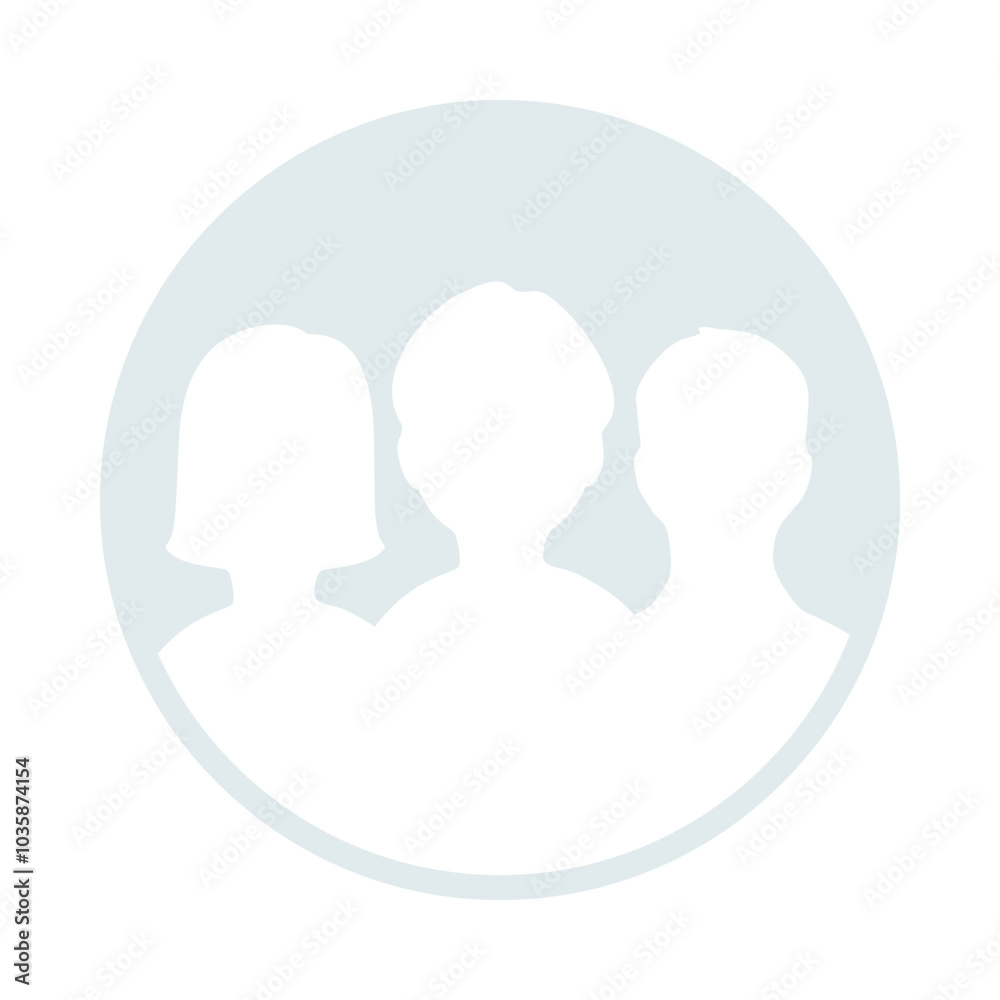 Different Gender Friendships Default Avatar Profile Icon, Suitable for Social Media Chatting Online Different Gender Friendships Default Avatar Profile Icon, Suitable for Social Media Chatting Online