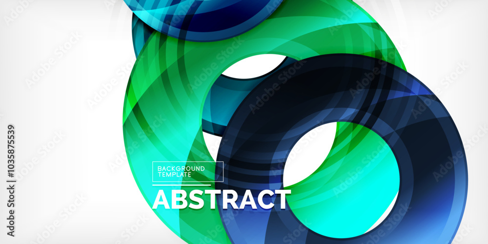 Bright colorful circles with light effects. Abstract background Bright colorful circles with light effects. Abstract background