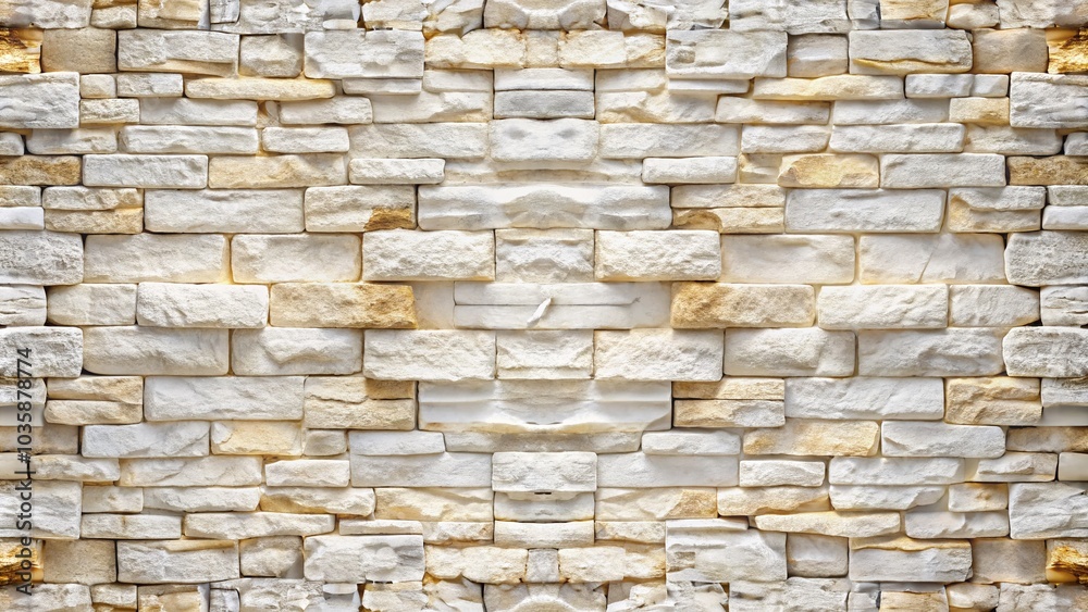 White Stones Brick Wall Double Exposure Pattern for Seamless Textures White Stones Brick Wall Double Exposure Pattern for Seamless Textures