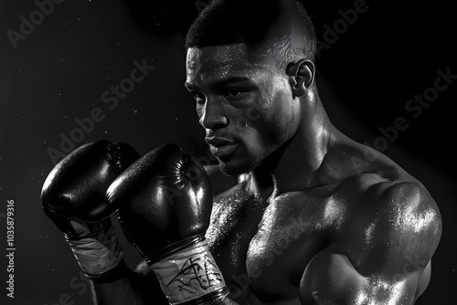 portrait of a boxer