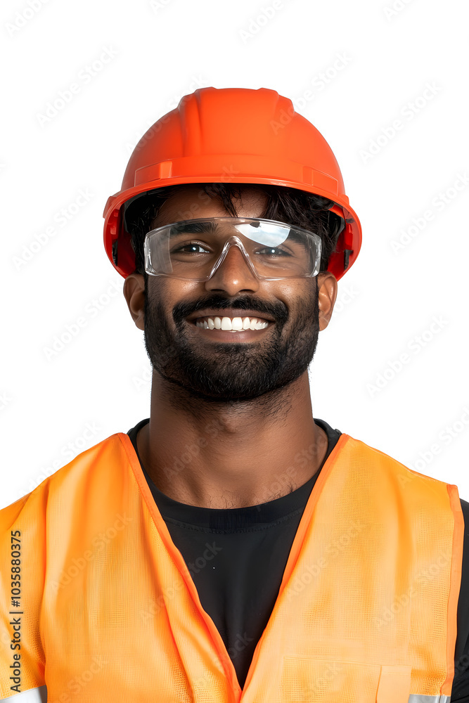 Half-Body Shot of a Young, Handsome, and Confident Man Wearing a Hard Hat – Construction and Safety Professional Half-Body Shot of a Young, Handsome, and Confident Man Wearing a Hard Hat – Construction and Safety Professional