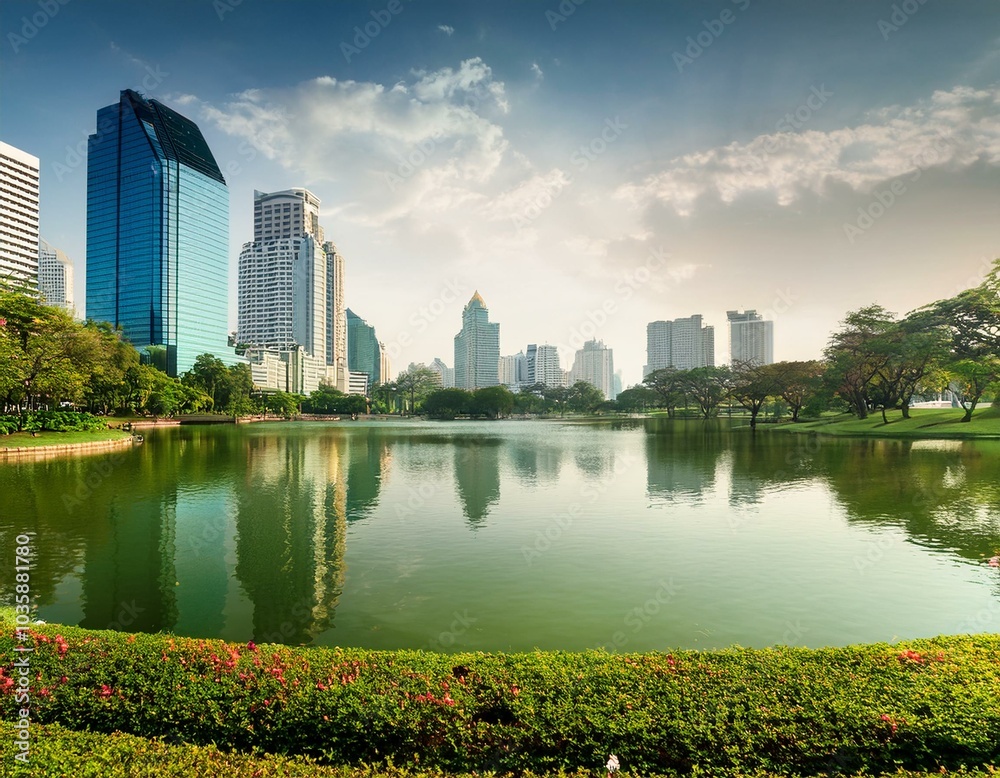 Fototapeta premium park in bangkok